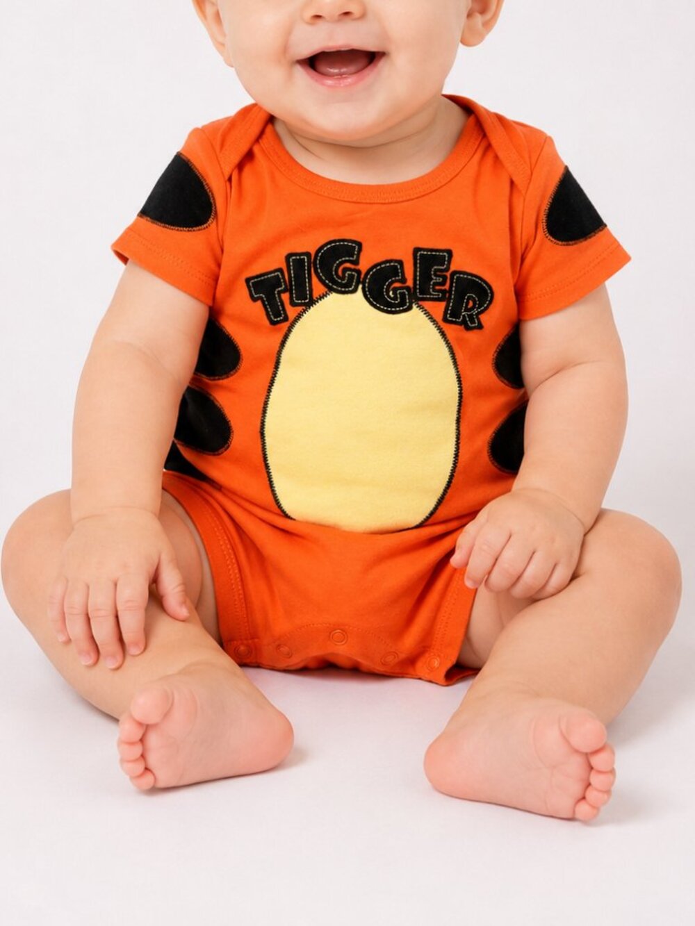 Disney Tigger Romper 9M Orange Baby Halloween Costume One Piece